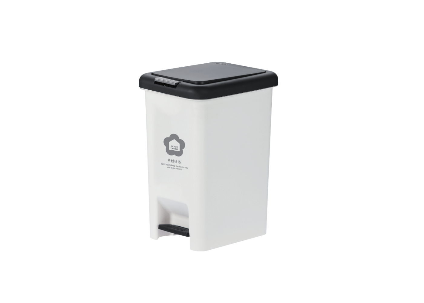 Thùng rác đạp Hiro (có ruột) – Đa dung tích, nắp kín, bền chắc.